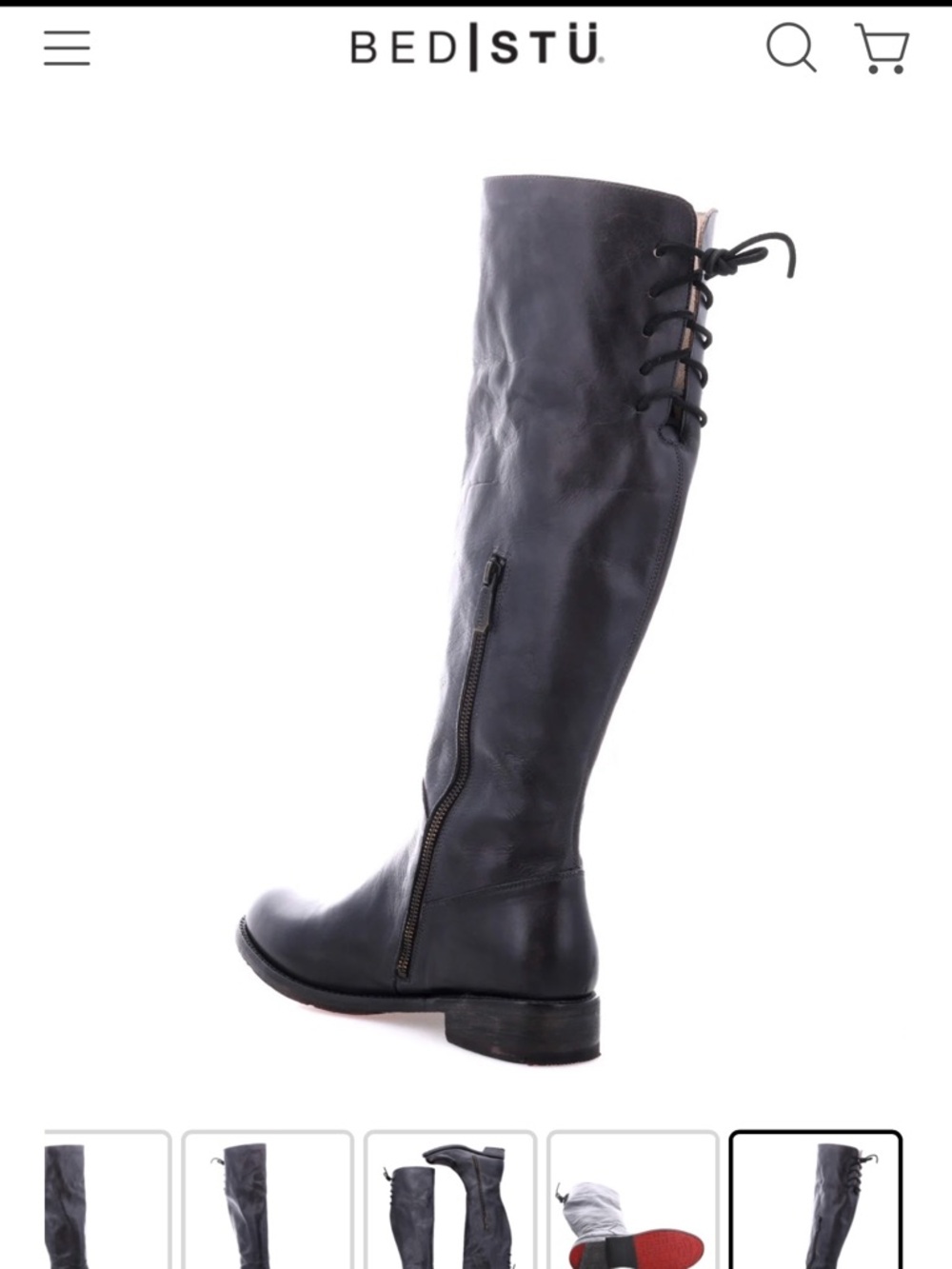 Tall Leather Boots - Picture 3 of 13